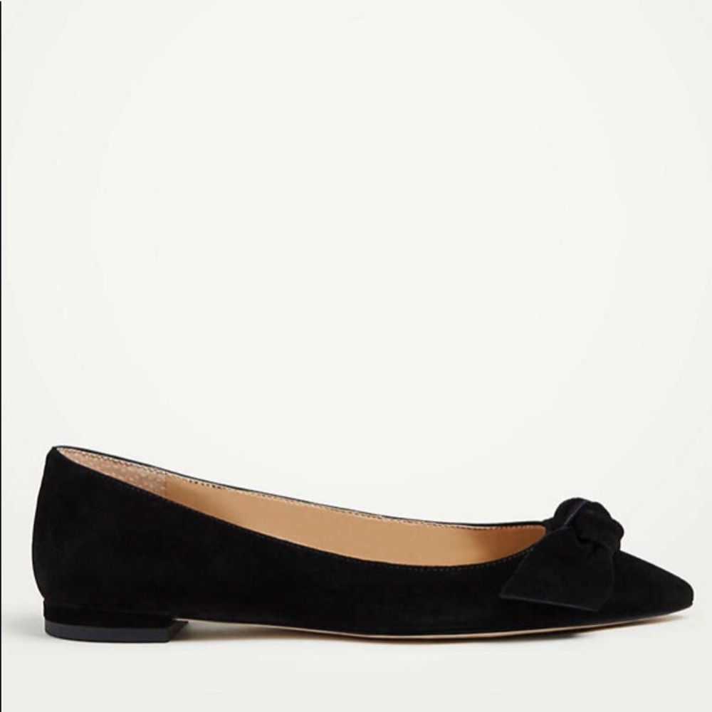 Worn once! Ann Taylor Camryn Bow Flats Sz 8